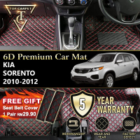 Top Carpet KIA SORENTO ( 2010 - 2012 ) 6D PU Leather Car Carpet VIP Car Mat Floor Mat Alas Kaki Karp