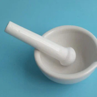 2 Pcs Ceramic Mortar Tool Kitchen Garlic Grinding Rod Pestle Ceramics Handheld Medicine