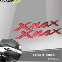 For YAMAHA XMAX X-MAX X MAX 300 200 250 125 400 Motorcycle Accessories XMAX LOGO Tank Pad Protector 3D Stickers Tank Decals