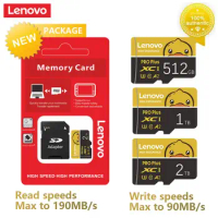 Lenovo Micro TF SD Card 2TB 1TB 512GB 256GB Memory Card 128GB 64GB Flash Card Class 10 Mini SD Card Waterproof For Phone/Camera