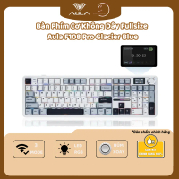 [HỎA TỐC] AULA F108 PRO GLACIER BLUE - BÀN PHÍM CƠ KHÔNG DÂY | 3 MODE KẾT NỐI | LED RGB | PIN 8000 m