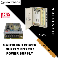 HIKVISION CCTV Switching Power Supply LRS-100-12 12V 8.5A 50W dengan Kotak Logam Keamanan dan Jenis