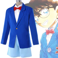 Men Anime Detective Conan Case Closed Cosplay Costume Cos Conan Edogawa