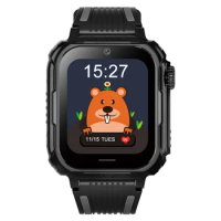 Colorful 8GB 4G smart gps watch for kids black waterproof gps tracking watch phone for students with mobile app
