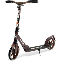 2 Wheel Adjustable Scooter for Teens and Adult, Alloy Deck W/ High Impact Wheels scooter for kids scooter for adults