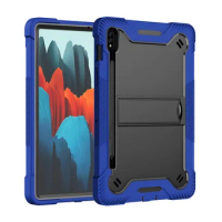 Armor Case For Samsung Galaxy Tab S7 11 Galaxy Tab S8 11" A8 10.5 A7 10.4 A 10.1 Heavy Duty Silicone Stand Shock Proof Cover