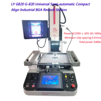 Industrial New Version LY G820 G-820 Universal Semi-automatic Compact Align BGA Rework Station for Server Notebook/Game Mobiles