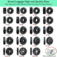 Suitable For Samsonite For American Tourister For French Ambassador Trolley Suitcase Wheel Bearing Suitcase Infused Aircraft Rim