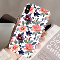 Watercolor Flowers Painted Case For Oneplus 9 8 Pro 8T 7 6 6T One Plus 1+8 Small Soft Silicone Protect Back Phone Cover Coque