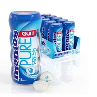 Permen Karet Mentos Pure Fresh Chewy Gum Cool Lemonade 26g asli Filipina Halal Rasa Mint Fresh Mint