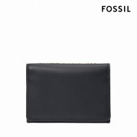 FOSSIL Westover 真皮輕巧短夾-藍色 ML4642545 (禮盒組附鐵盒)