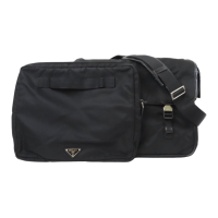 【二手名牌BRAND OFF】PRADA 普拉達 黑色 尼龍 肩背包 VS0255