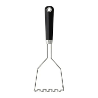 IKEA 365+ HJÄLTE 馬鈴薯搗碎器, 不鏽鋼材質/黑色