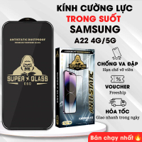 Kính cường lực dành cho Samsung A22 4G / A22 5G trong suốt phủ nano, siêu mượt, tự dán tại nhà