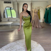 Fivsole Sparkly Crystals Evening Dresses Formal Party Dresses Sweetheart Long Mermaid Evening Gowns Vestidos De Noche Prom Gowns