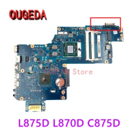 OUGEDA H000043850 H000043580 For Toshiba Satellite L875D L870D C875D PLAC CSAC UMA Socket fs1 DDR3 Laptop Motherboard full test