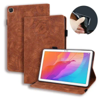 Tablet Cover For Huawei Matepad T 10s Case 10.1" Emboss Leather Wallet Cover For Huawei Matepad T10 Case For Matepad T10s Cover