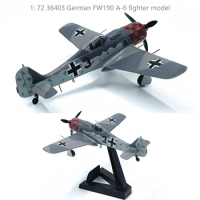 special offer 1: 72 36403 German FW190 A-6 fighter model Finished product collection model