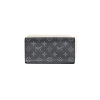 Dompet LOUIS VUITTON LV BRAZZA MONOGRAM ECLIPSE BLACK LONG WALLET 100% ORIGINAL 19X10CM