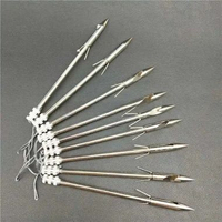 KONBMAN Peluru Ketapel Ikan Stainless Steel Slingshot Dart - KN830, Tahan Karat, Tajam - Berburu Efe
