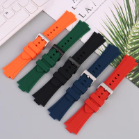 26*12mm Rubber bracelet for Tissot PRX T137.407 T137.410 Men's Fashion silicone WatchBand Stainless Steel Metal Watch Strap
