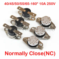 1PCS KSD301 Normally Closed NC Thermostat Thermal Switch 250V 10A 85 90 100 105 110 120 130 140 180 Degree