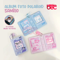 【】Album Foto Polaroid Sanrio Kuromi Melody Hello Kitty 3 Inch 40 Kantong Penyimpanan Foto Buku Penyi