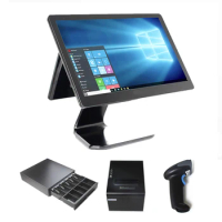 Android Pos Machine all in one windows 10 touch Screen pos systems 80mm printer android windows cash register Tablet POS