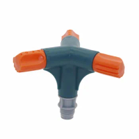Trident Rotating nozzle Third gear adjustable rotary Sprinklers for irrigation system garden lawn watering gardening water tool