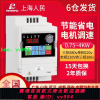 上海人民變頻器0.75/1.5/2.2/5.5/7.5KW三相380V電機風機調速器