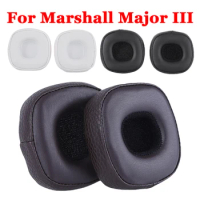 1 Pair Replacement Earpads For Marshall Major III Noise Isolation Foam Ear Cushions Protein Leather For Marshall Major III