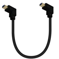 8K UP/Down Angle mini Displayport 1.4 Cable 90°Angled Displayport male to male Cable, 1.4V up to 8K/60Hz, 4K/144Hz Supported