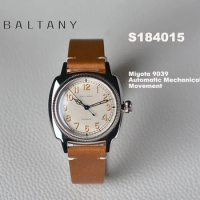 BALTANY 1926s Retro Automatic Wristwatch Miyota 9039 Movement Vintage Dress Watch S4015