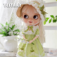 YESTARY Blythe Clothes DIY Material Pack BJD Doll Accessories Clothes For Obitsu 24 1/6 Blythe Doll Clothes Toys For Girl Gifts
