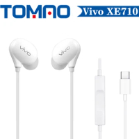Original Official New Vivo XE710 Wired Earphone HiFi sport Headphones with mic for Vivo X9plus X20 X21 X23 Nex smartphones