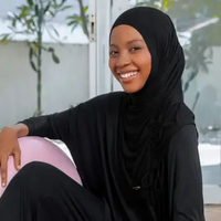 Lozy Hijab - Liora Instan (Hijab Instan Serut Sport Rayon) Black