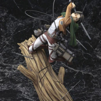 Attack on Titan Action Figure Levi Ackerman Chief Soldier Model Toys