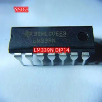 10pcs/lot LM339N DIP14 LM 339 N IC QUAD DIFF COMPARATOR 14-DIP LM339-N LM339AN LM339NG4 LM339NE4