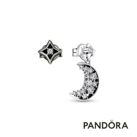 【Pandora官方直營】璀璨星月針式耳環