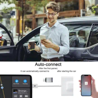 Wireless Adapter For IPhone Wireless Auto Car Adapter Apple Wireless Dongle Plug Play Dual WIFI 2.4GHz+5GHz F1C4