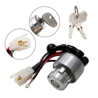 Artudatech Ignition Switch W/2 Keys 38180-31800 Fits For Kubota L1802 L2002 L2202 Tractor