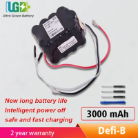 UGB New DEFI-B Battery For ZN-13369, 230705-9019, DEFI-B M110 M111 M112 M113 Defibrillator Battery Four Copper Lines