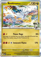 TCG Pokemon Indonesia MA3 Evolusi Mega Impian Reshiram N 128/193