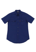 เสื้อเชิ้ตผู้ชายแขนสั้น รุ่น BJWSB-1394 สีกรมท่า