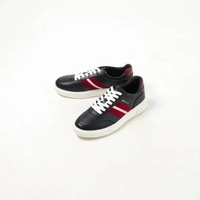 Sepatu BALLY LIFT STRIPE RED WHITE BLACK SNEAKER 100% ORIGINAL 41