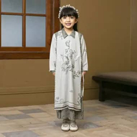 Lozy Hijab - Linea Dress Kids (Gamis Dress Anak Sarimbit Koleksi Raya Lebaran 2026 Bahan Poly Flowy 