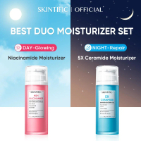 [SKINTIFIC OFFICIAL]  SKINTIFIC 2PCS with Niacinamide Brightening +5X Ceramide Barrier Moisturizer 8