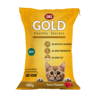 [10KG] SBS GOLD Makanan Kucing 10kg Tiada Pewarna Makanan Kucing Murah|Makanan Kucing|Makanan Kucing