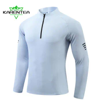 Men's Gym Compression Shirt Male Rashgard Fitness Long Sleeves Running Clothes Homme Tshirt Football Jersey Sportswear Dry Fit