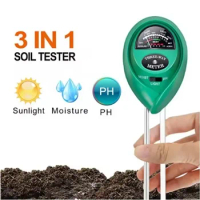 Soil pH Tester, 3 in 1 PH Light Moisture Acidity Tester Soil Tester Moisture Meter Plant Soil Tester